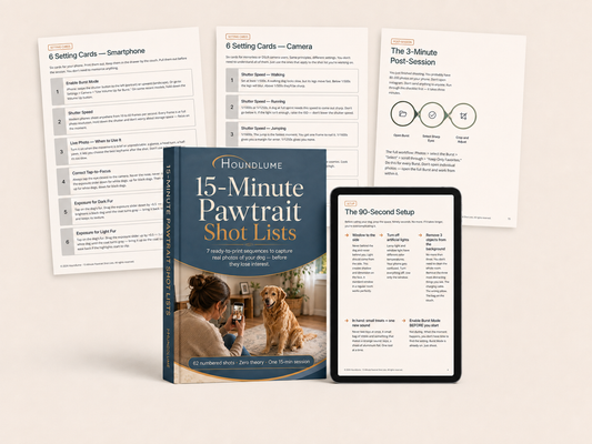 15-Minute Pawtrait Shot Lists